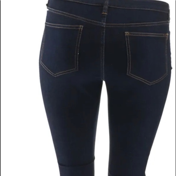 G.I.L.I Dark Wash Super Flare Denim Stretch Jeans Size 0 NWOT - Picture 9 of 13